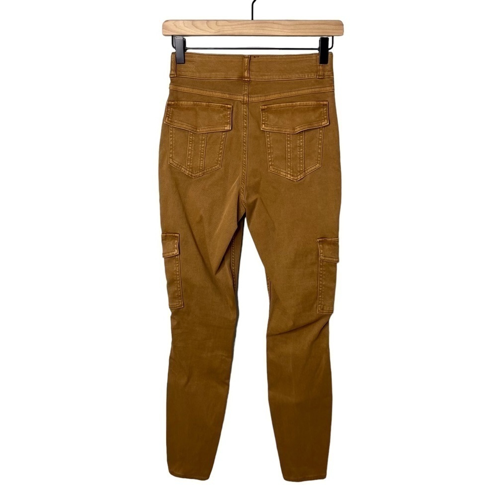 Spanx Stretch Twill Ankle Cargo Pant Honeyglow Tan Size Small Skinny Style 20311 - Picture 3 of 5